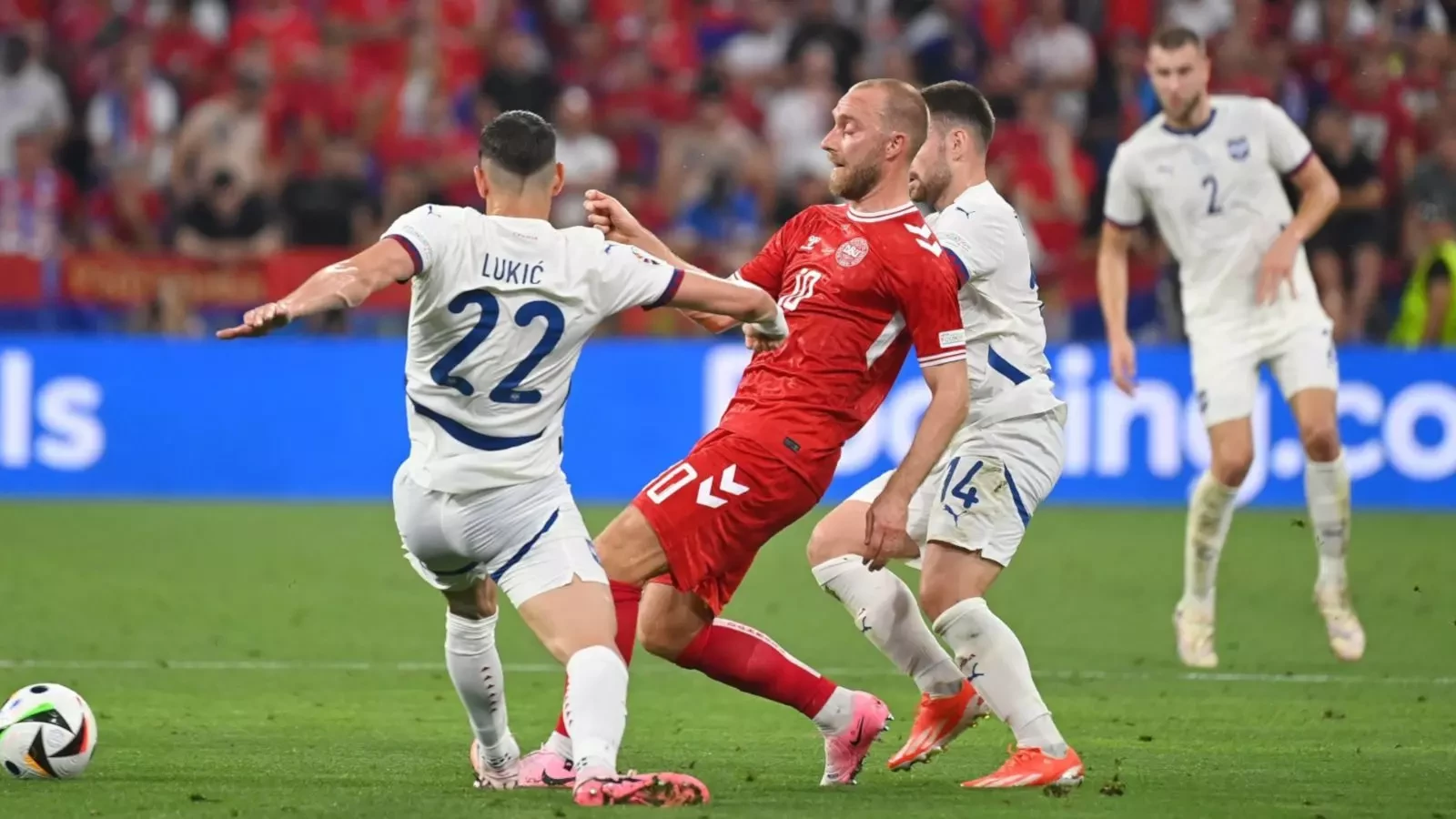 Euro 2024: Denmark seal second place in group, Serbia eliminated after  goalless stalemate | soccer