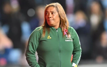 Manager Desiree Ellis (Manager South Africa) is present during the International Friendly match between England Women and South Africa at the Coventry Building Society Arena in Coventry, Engl