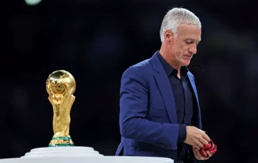 France Head Coach Didier Deschamps reacts after being defeated by Argentina during the FIFA World Cup Qatar 2022 Final match between Argentina and France