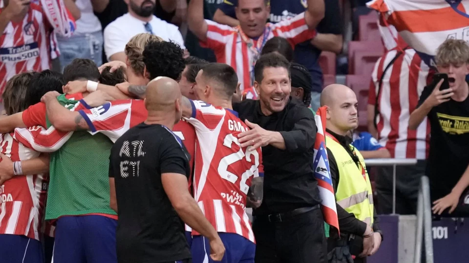 Atletico Madrid beat 10-man Real Madrid to move second in LaLiga