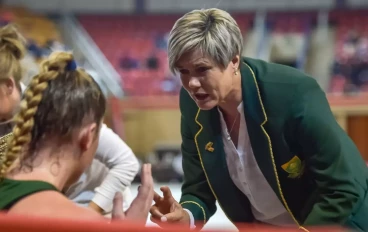 Dorette Badenhorst South Africa Head Coach during the Africa Netball World Cup Qualifiers 2022 match between South Africa and Namibia at University of Pretoria Sports Campus, Rembrandt Hall o