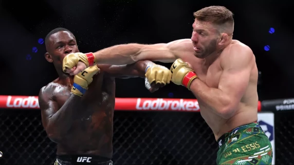 UFC 305: Dricus du Plessis submits Israel Adesanya to retain middleweight crown