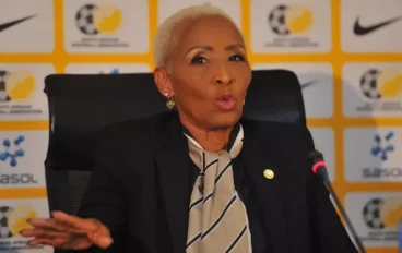 South African Football Association (SAFA) Presidential candidates Ria Ledwaba