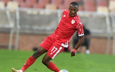 Elias Mokwana of Sekhukhune United during the DStv Premiership match between Sekhukhune United and Cape Town Spurs at Peter Mokaba Stadium on April 20, 2024 in Polokwane, South Africa.