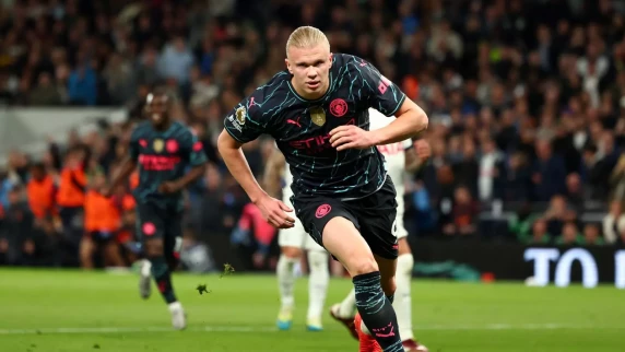 Erling Haaland calls for 'calm' as Man City close in on title
