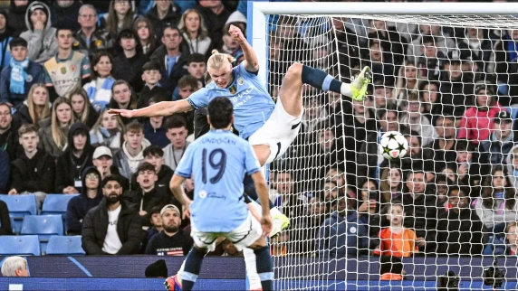 Pep Guardiola praises Erling Haaland's 'fantastic' finish in Man City win