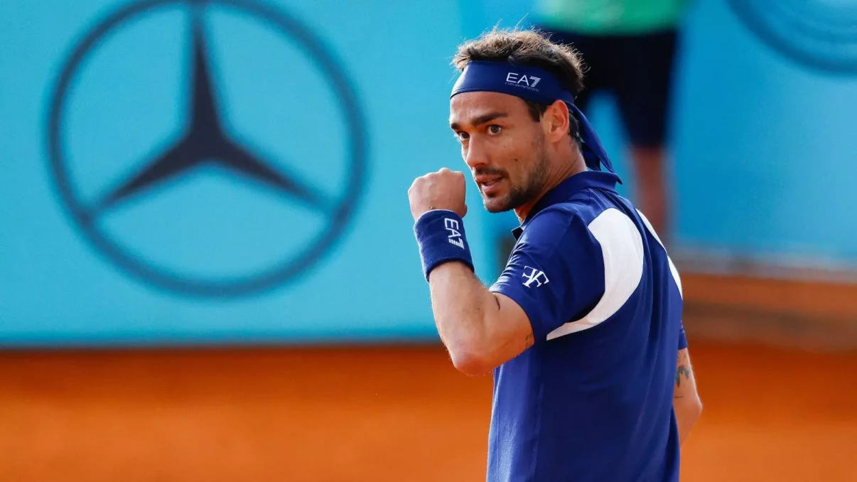 Fiery Italian legend Fabio Fognini bids farewell to Rome