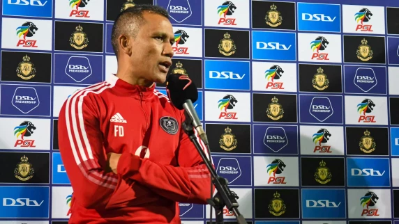 Report: Fadlu Davids charge with rescuing Maritzburg United's season