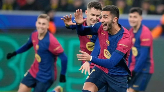 Barcelona edge past Dortmund in five-goal thriller