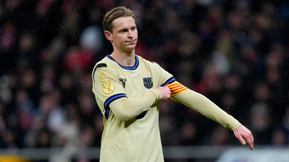 Barcelona's Frenkie de Jong shocked by VAR decision in defeat to Atletico Barcelona's Frenkie de Jong shocked by VAR decision in defeat to Atletico