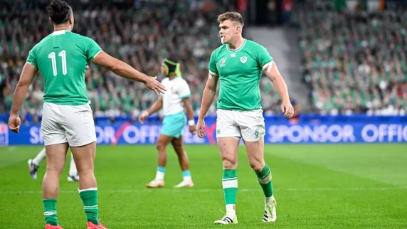 Irish star relishing challenge of facing the World Champion Springboks