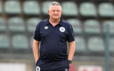 SuperSport United coach Gavin Hunt during the DStv Premiership match between SuperSport United and Swallows FC at Lucas Moripe Stadium on October 30, 2022 in Pretoria, South Africa