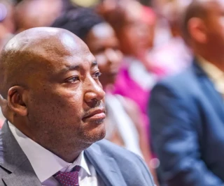 Gayton McKenzie (Minister of Sports, Arts and Culture of South Africa) at the memorial and funeral service of broadcaster Thabiso Sikwane at 3C Ministries on September 06, 2024 in Centurion, 