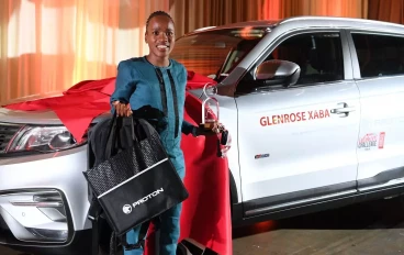 Glenrose Xaba during the 2024 SPAR Grand Prix Awards at Red Roman Shed on November 05, 2024 in Johannesburg, South Africa.