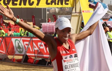 SA 10km record holder Glenrose Xaba