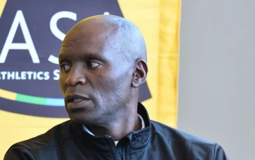 ASA Athletes' Commission chairperson Hendrick Mokganyetsi
