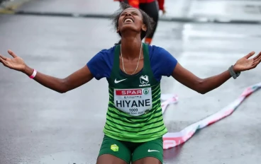 Ethiopian runner Hiyane Lama