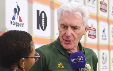Bafana Bafana coach Hugo Broos