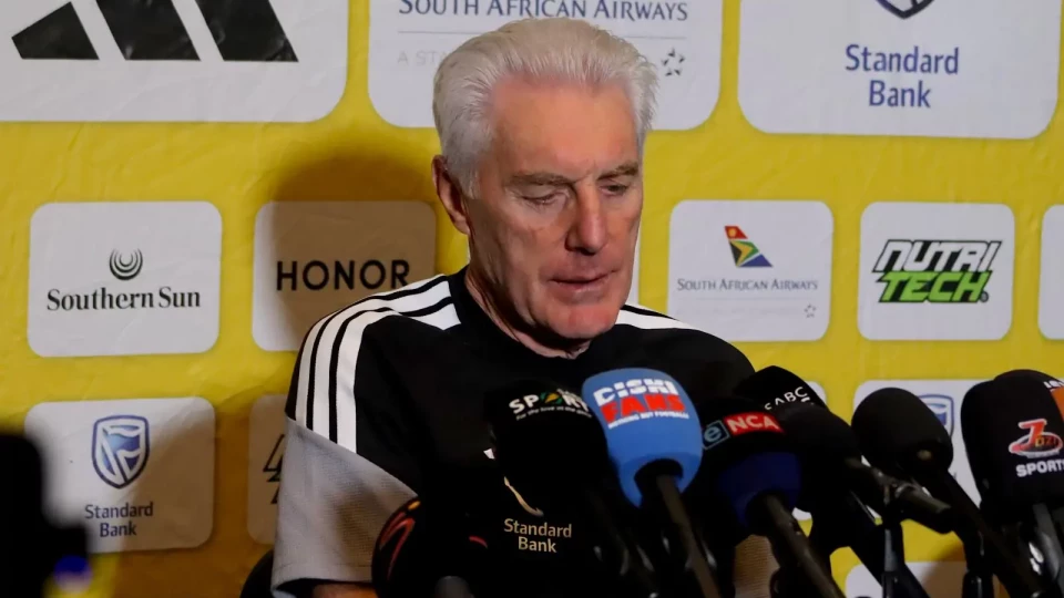 Broos gears up for Jamaica test and provides an update on Modiba