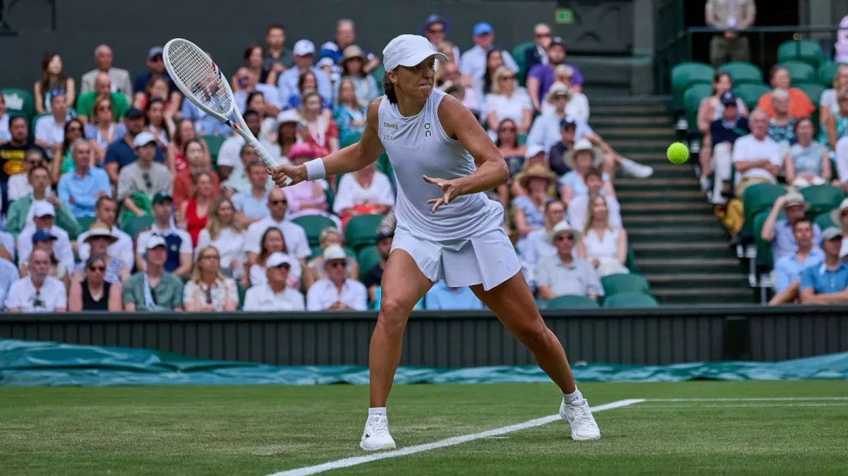 Wimbledon: Iga Swiatek rallies to earn comeback win over Caty McNally