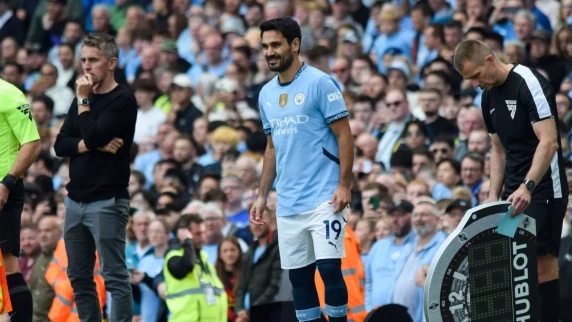 Barcelona's Joan Laporta denies financial pressures behind Ilkay Gundogan's exit