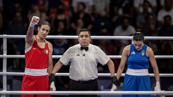 Olympic boxer embroiled in gender controversy wins fight in 46 seconds