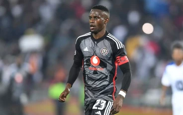Innocent Maela of Orlando Pirates during the CAF Champions League, 1st preliminary round - leg 2 match between Orlando Pirates and Djabal Club at Orlando Stadium on August 25, 2023 in Johanne