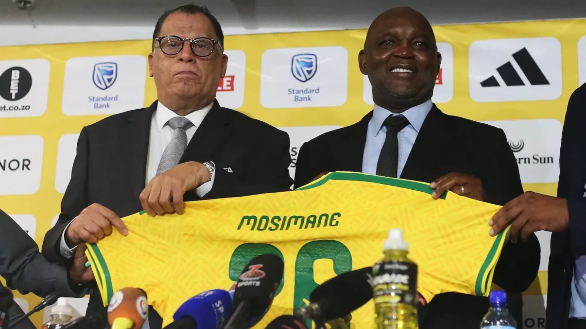 Irritated Danny Jordaan refuses to answer questions on Mosimane salary Irritated Danny Jordaan refuses to answer questions on Mosimane salary