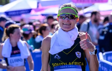 Olympian Irvette Van Zyl