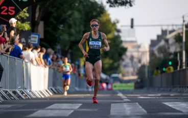 South African long-distance runner Irvette van Zyl