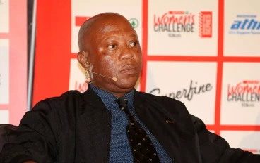 President of Athletics South Africa, James Moloi during the 2022 SPAR Grand Prix Awards at The Maslow Time Square on November 16, 2022 in Pretoria, South Africa.