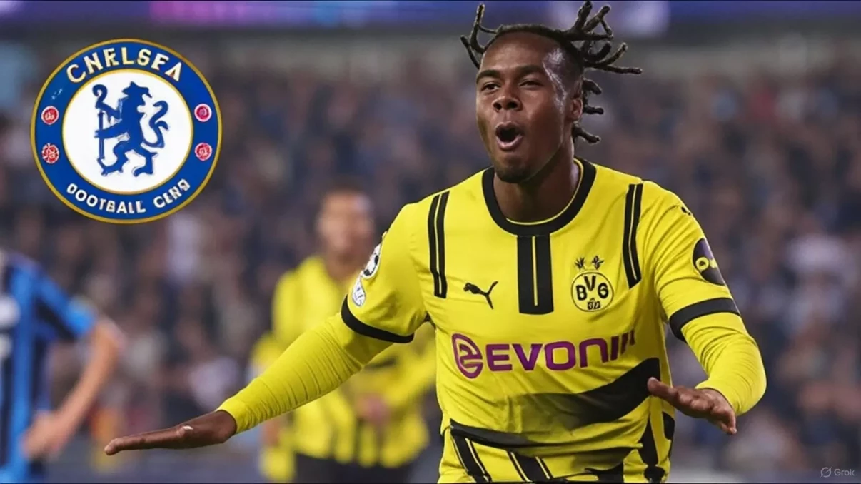 Borussia Dortmund confirm Jamie Gittens will be joining Chelsea