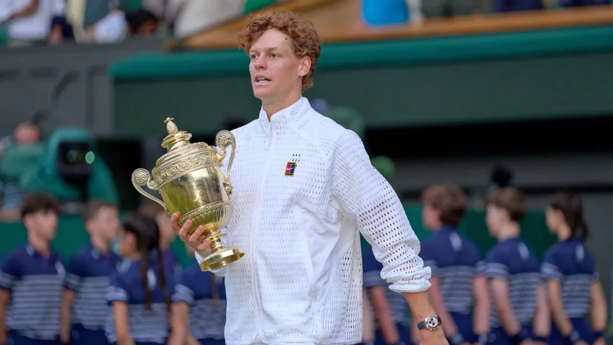 Jannik Sinner adds another record to remarkable rise after Wimbledon victory Jannik Sinner adds another record to remarkable rise after Wimbledon victory