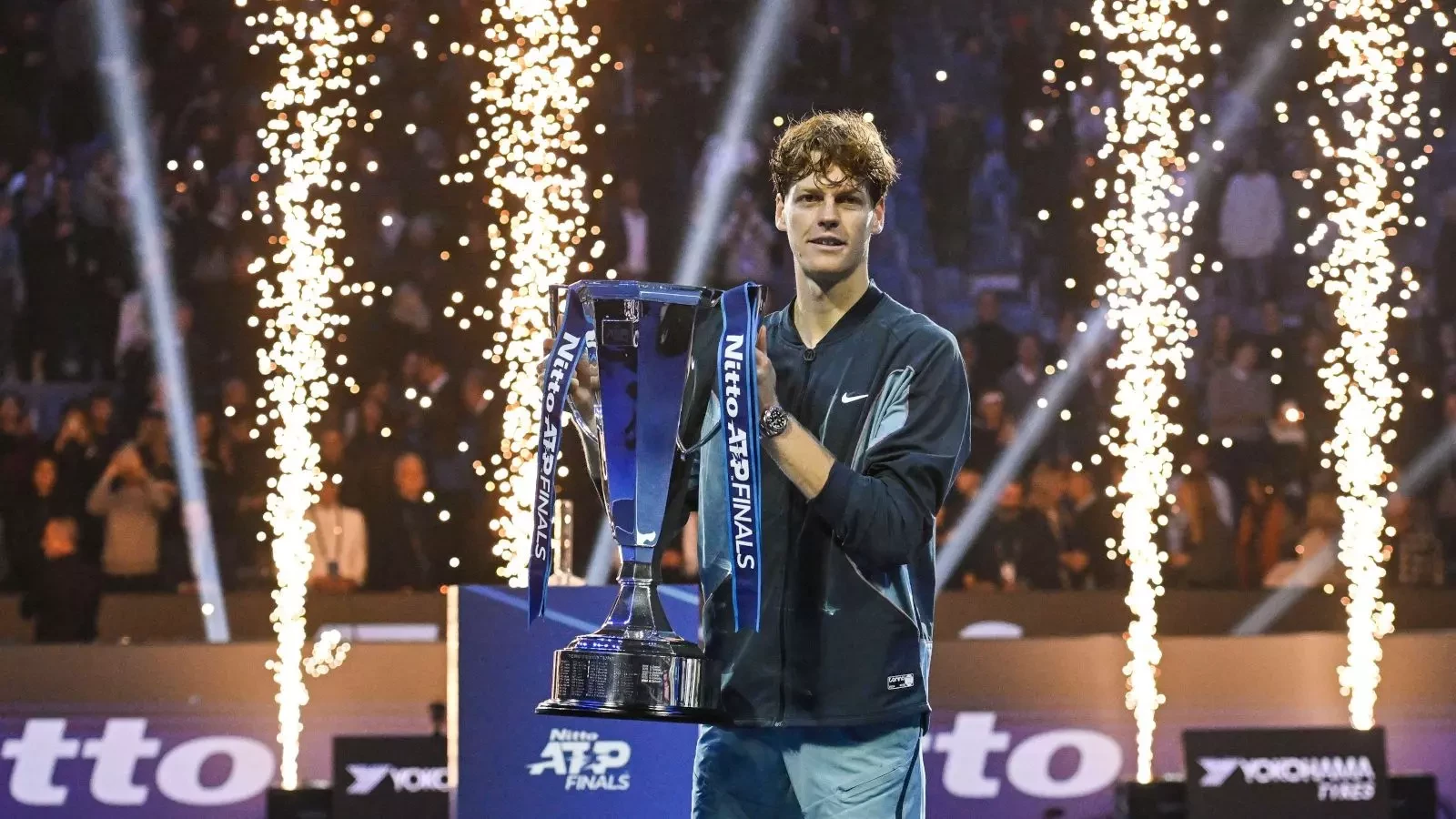 Jannik Sinner defeats Taylor Fritz to claim ATP Finals title in fine