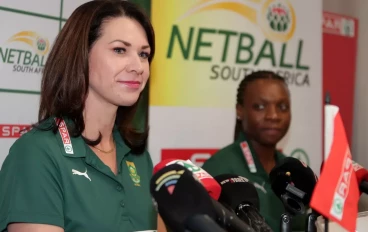 Jenny van Dyk, SPAR Proteas head coach during the press conference ahead of the SPAR Challenge International Test Series between South Africa and Malawi at Eastgate Garden Court on October 29