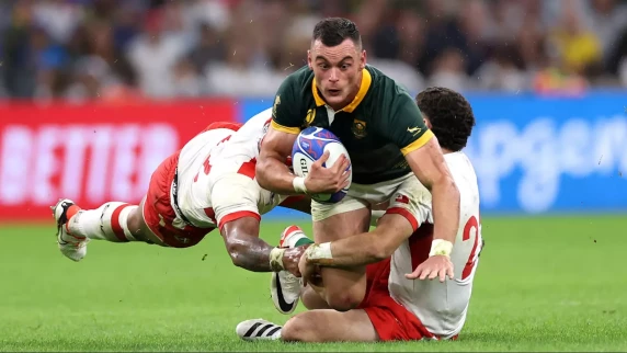 Springboks win physical battle against Tonga in final Rugby World Cup Pool match