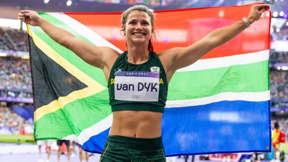 Jo-Ane Van Dyk fulfils her dream of winning a medal in her Olympic Games debut