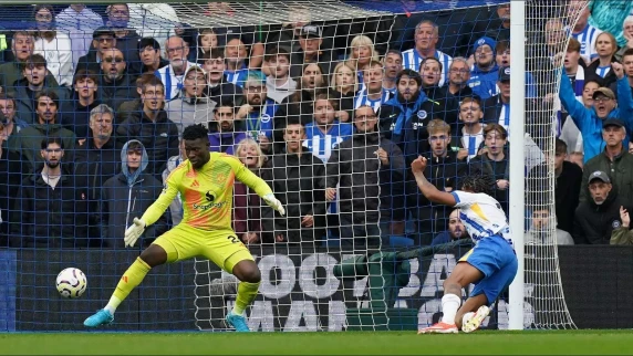 Joao Pedro's injury-time heroics earn Brighton victory over Man Utd