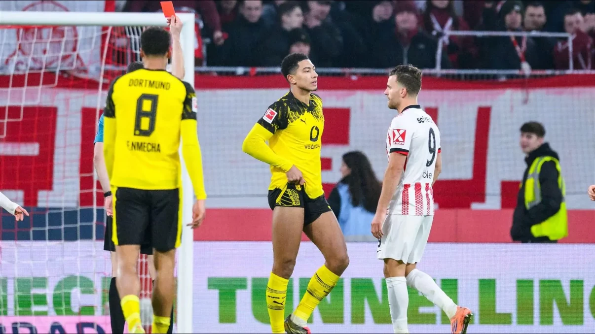 Borussia Dortmund boss Sebastian Kehl defends Jobe Bellingham's red-card in Freiburg draw Borussia Dortmund boss Sebastian Kehl defends Jobe Bellingham's red-card in Freiburg draw