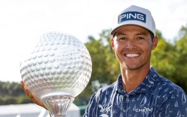 Nedbank Golf Challenge winner Johannes VEERMAN of United States during the final round of the 2024 Nedbank Golf Challenge at Sun City Resort on December 08, 2024 in North West, South Africa.