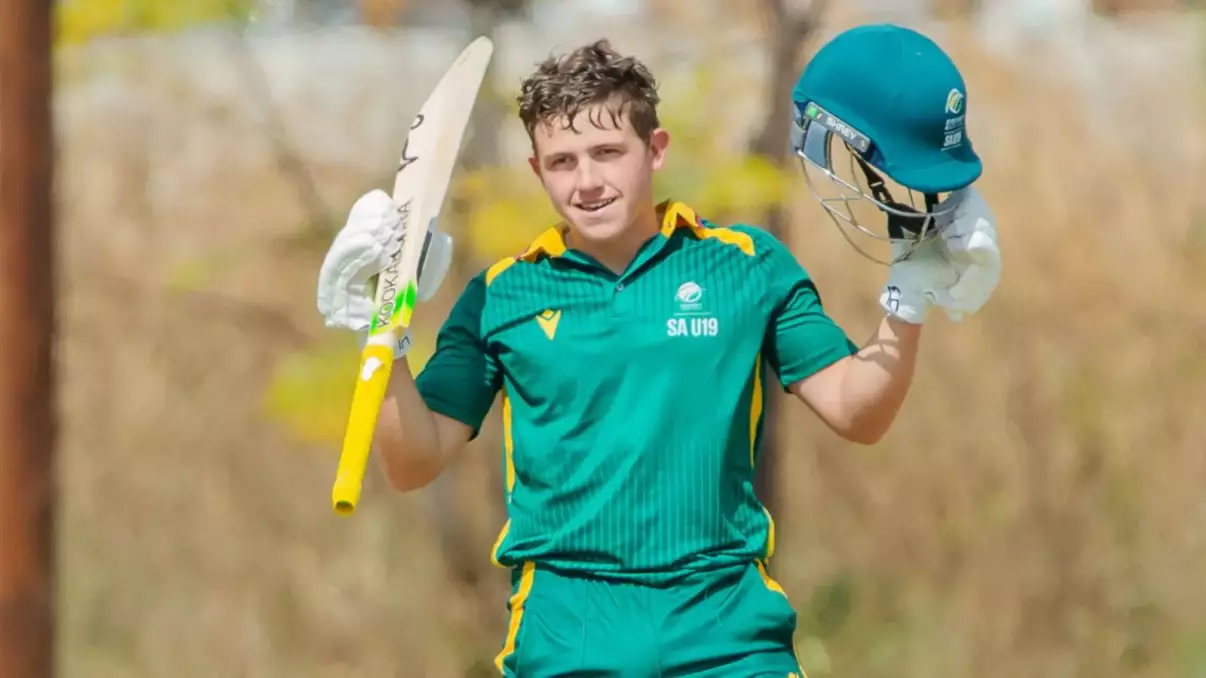 South Africa U19 youngster smashes international records in Harare