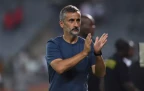 Orlando Pirates coach Jose Riveiro during the Nedbank Cup, Last 16 match between Orlando Pirates and Hungry Lions at Orlando Stadium on March 16, 2024 in Johannesburg, South Africa.