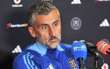 Orlando Pirates coach Jose Riveiro during the Orlando Pirates Press Conference at Orlando Stadium on September 20, 2024 in Johannesburg, South Africa.