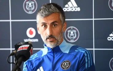 Orlando Pirates coach Jose Riviero during the Orlando Pirates media open day at Rand Stadium on November 29, 2024 in Johannesburg, South Africa.