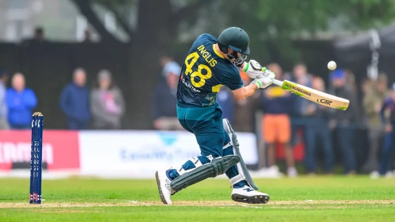 Josh Inglis century helps Australia trounce Scotland