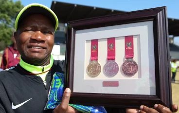SA marathon legend and 1996 Olympic gold medalist Josia Thugwane