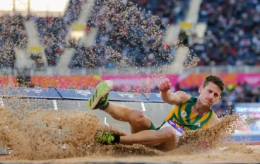 South African long jumper Jovan Van Vuuren