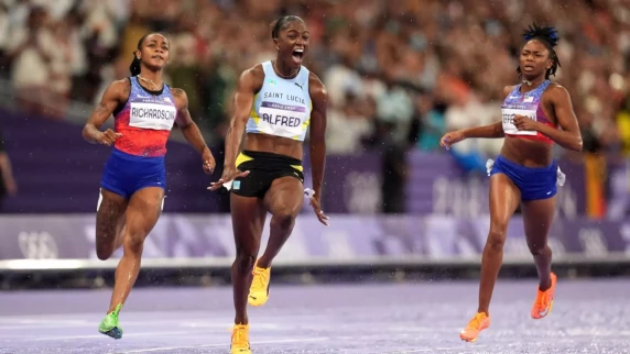 St Lucia's Julien Alfred makes history as she sprints to Olympic gold medal