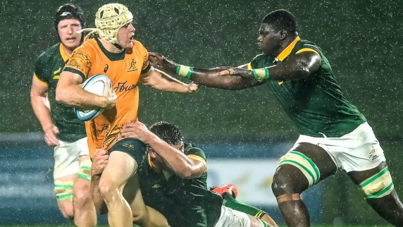 Junior Boks go down in rain-soaked loss to Australia at U20 Rugby Championship