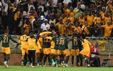 Kaizer Chiefs celebrate a goal vs Sekhukhune United